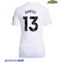 Maglie da calcio Manchester United Patrick Dorgu #13 Seconda Maglia Femminile 2025-26 Manica Corta